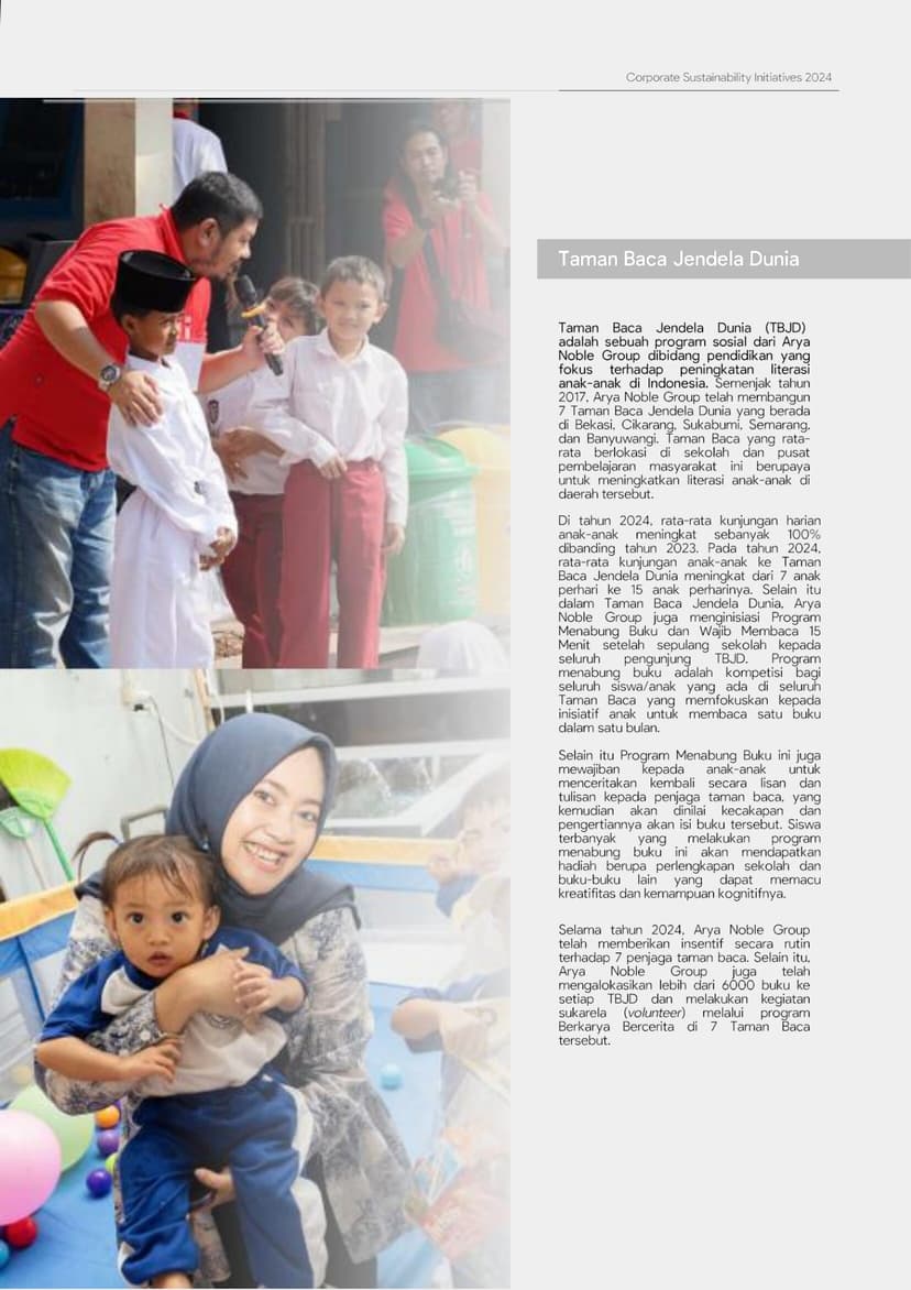 CSR Report – Taman Baca