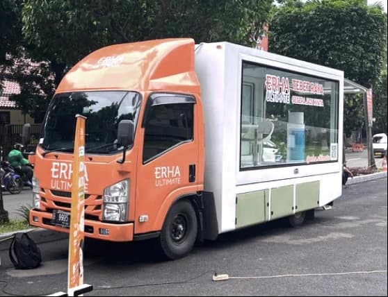 featured image for post ERHA Truck goes to Bidakara Tower 2, Gatot Subroto – Jakarta Selatan